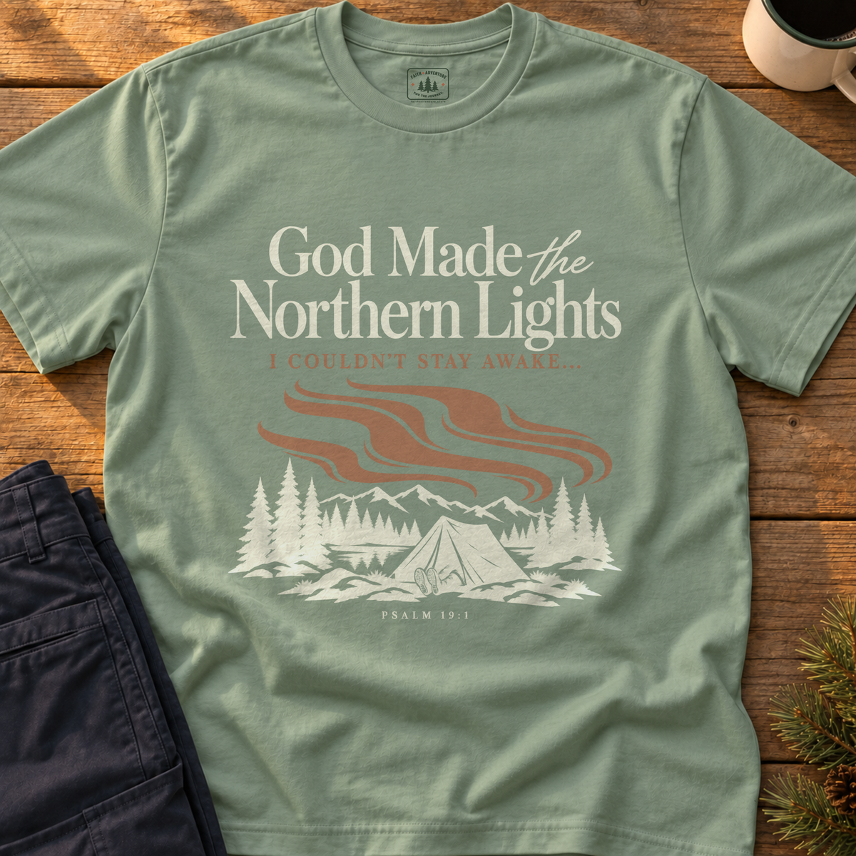 God Made the Northern Lights T-Shirt