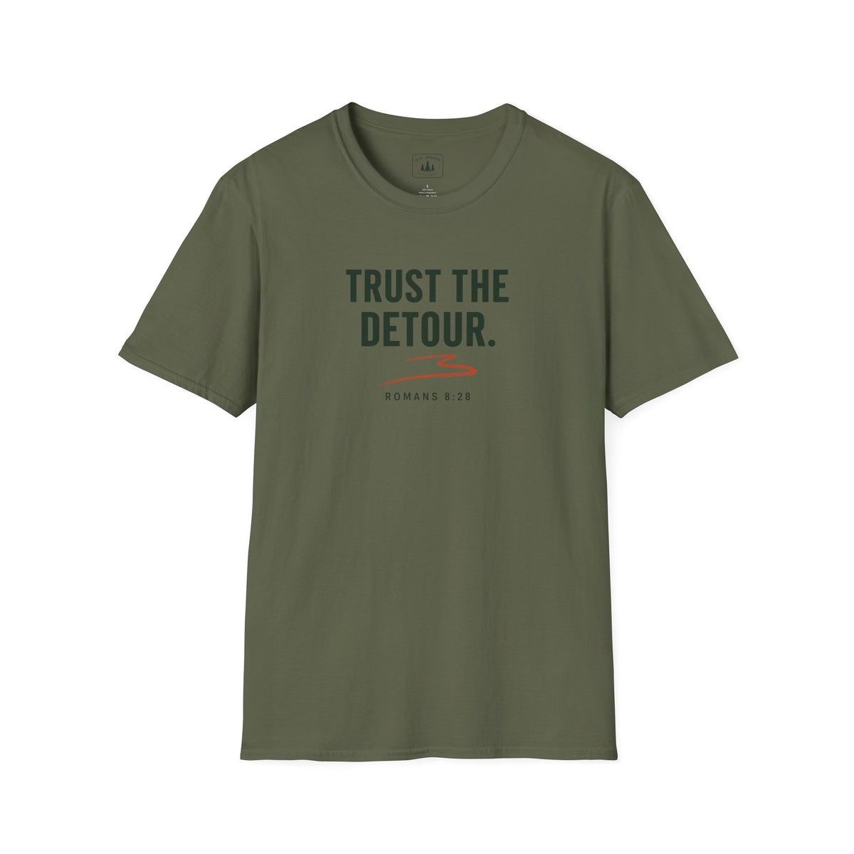 Trust The Detour Text T-Shirt