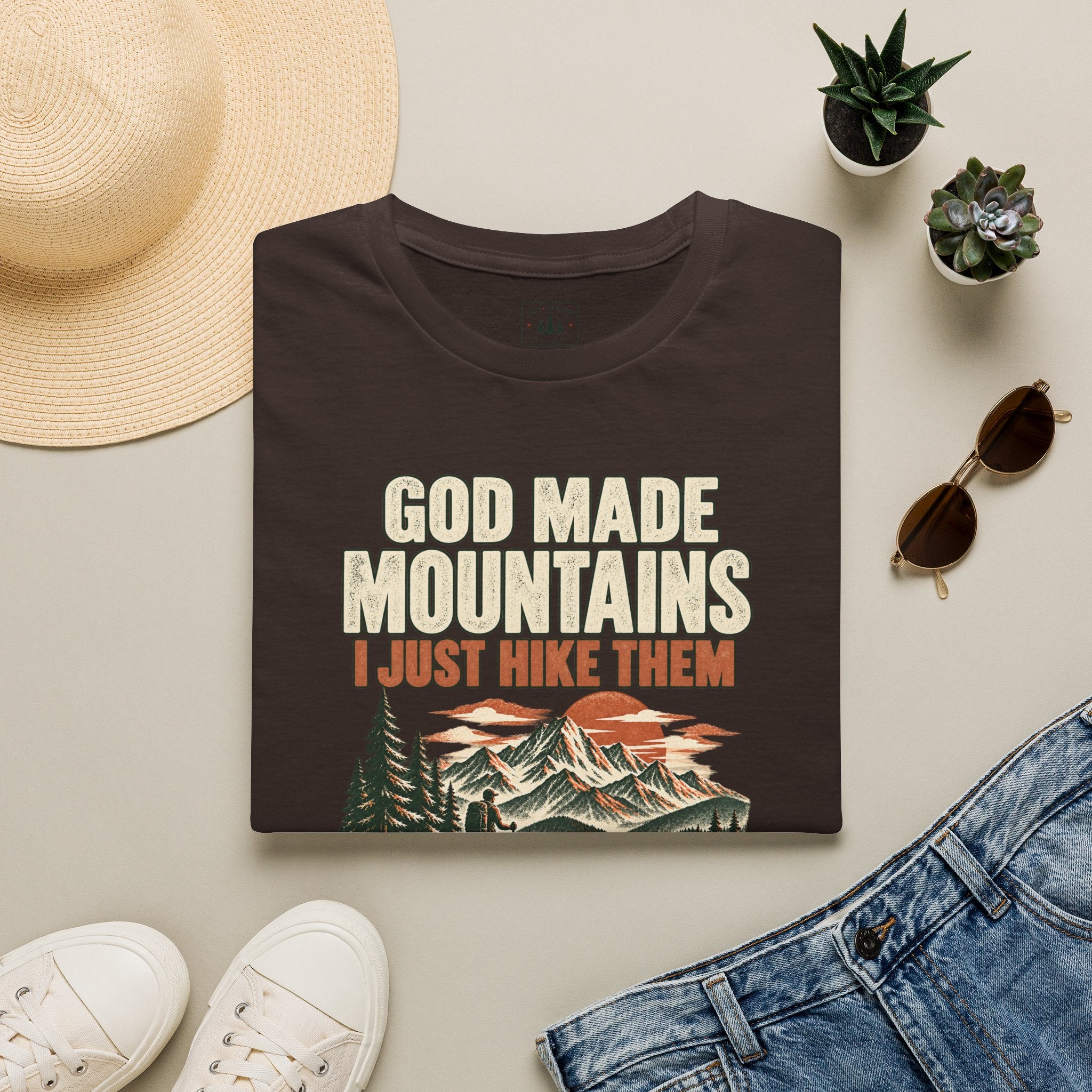 God Made Mountains T-Shirt